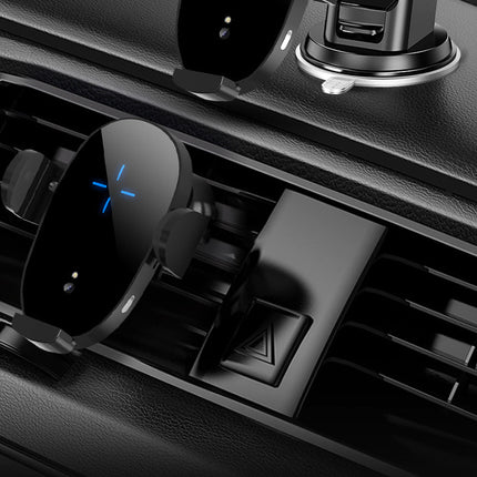 Car Wireless Charger Mobile Phone Holder Smart Sensor 15 Watts