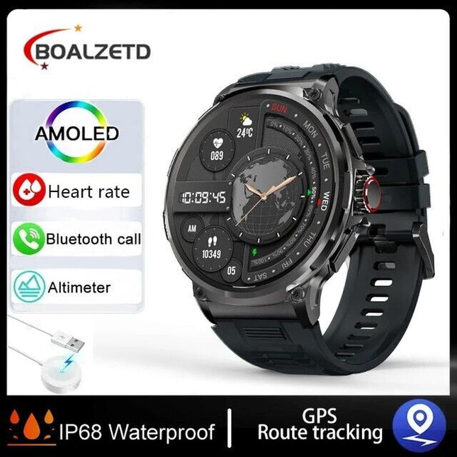 Revolutionary 1.85" Ultra HD Smartwatch with GPS, Bluetooth Calls & Extensive Health Monitoring - The Ultimate Fitness Companion!