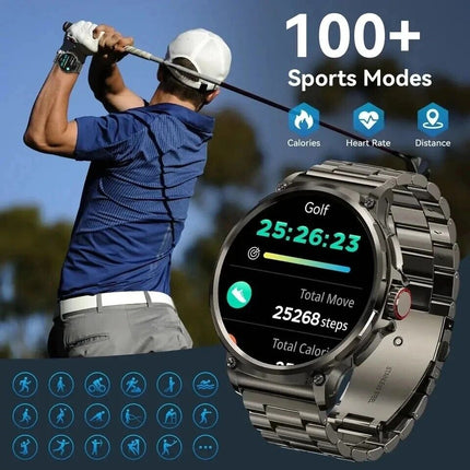 Revolutionary 1.85" Ultra HD Smartwatch with GPS, Bluetooth Calls & Extensive Health Monitoring - The Ultimate Fitness Companion!