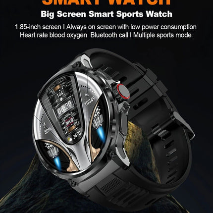 Revolutionary 1.85" Ultra HD Smartwatch with GPS, Bluetooth Calls & Extensive Health Monitoring - The Ultimate Fitness Companion!
