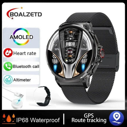 Revolutionary 1.85" Ultra HD Smartwatch with GPS, Bluetooth Calls & Extensive Health Monitoring - The Ultimate Fitness Companion!